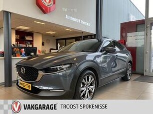 Mazda CX-30 2.0 SkyActiv-X Luxury,Head up Display,Keyless Entry,Navigatie,Achteruitrijcamera,V&A Sensoren,Trekhaak,Climate&Cruisecontrol,Bose Geluidsinstalatie,Leder&Stoelverwarming,Bleutooth met Spraakbediening,18 Inch Lmv