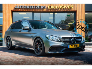 Mercedes-Benz C-klasse Estate AMG 63 S Panoramadak Schaalstoelen Burmester Carbon Adapt. Cruise 19''LM