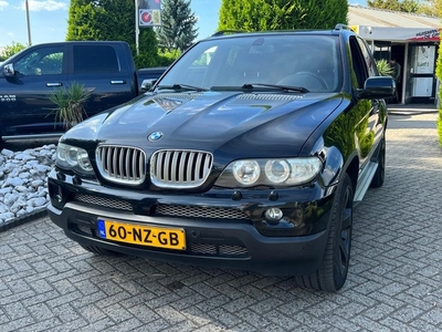 BMW X5 4.4I High Exe 2004 Zwart Facelift Beetje Werk