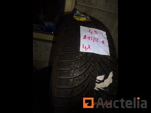 4 banden MICHELIN 93H, Alpine A4, 215/55/16