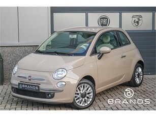 Fiat 500 1.2 Lounge Cappuccino Airco PDC LM velgen