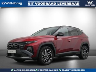 Hyundai Tucson 1.6 T-GDI HEV Premium FACELIFT Hybride Automaat met Navigatie, Lederen bekleding en Climate Control Uit voorraad leverbaar!