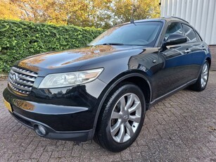 Infiniti FX 35 3.5 V6 3995.- EX BTW LEER/CLIMAT/CRUISE/PDC/ZONNEDAK LPG YOUNGTIMER 280PK