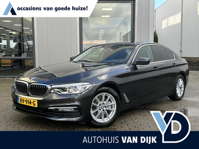 BMW 5-serie 520i 184pk High Executive | NL-auto/Leder/Sportstoelen/Prof. Navi