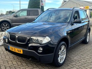 BMW X3 2.0i Executive Benzine 2008 Zwart Youngtimer