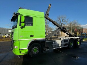 DAF XF 105.460 6X4 HYVA 22T HOOK BIG AXLES (bj 2012)