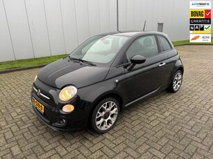 Fiat 500 1.2 Lounge, sport, leer, 4 cilinder