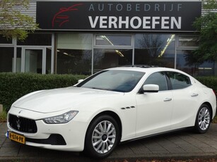 Maserati Ghibli 3.0 V6 S Q4 - PANORAMADAK - ZWART LEDER -