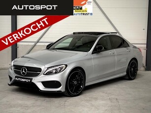 Mercedes-Benz C-klasse C200D AMG FULL PANO LEDER LED NAVI