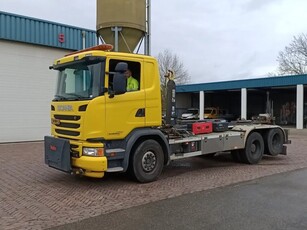 Scania G450 met haakarm Hiab 21T (bj 2014)