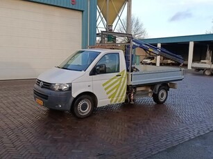 Volkswagen Transporter 2.0 TDI pickup met laadkraan