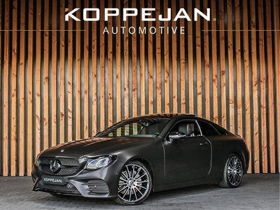 MERCEDES E-KLASSE Coupé 200 AMG Line 198PK 9-Traps Automaat | SFEERVERLICHTING | PANO | CARWRAP | BURMESTER | SMARTPHONE INTERFACE |