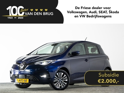 RENAULT ZOE Serie Limitee Riviera 52 kWh | €2.000 SUBSIDIE mogelijk | incl. koop accu | Leer | Bose | Camera | Stoel/stuur verwarming |