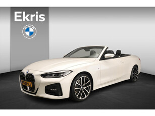 BMW 4 Serie Cabrio 420i | M-Sportpakket | LED | Leder | Navigatie | Sportstoelen | Windscherm | Keyles go | DAB | Hifi speakers | Alu 19 inch