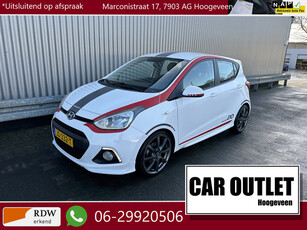 Hyundai i10 1.2i Sport Special H/Leer, A/C, CC, Carkit, Stoelvw, LED-dagrij, LM, – Inruil Mogelijk –