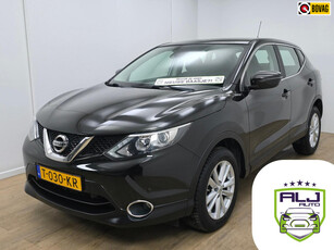 Nissan Qashqai Occasion automaat | Met trekhaak en parkeercamera | Tweedehands Nissan Qashqai automaat in zwart | Bomvolle auto