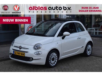 Fiat 500 80pk Turbo Lounge|Parelmoer|Dak|PDC|Navi|