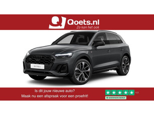 Audi Q5 50 TFSI e S edition S Line Interieur - Trekhaak - Sportstoelen - Stoelverwarming - Assistentiepakket parking - Cruise control - Automatische achterklep - Wegrijassistent - Comfortsleutel - Automatisch dimmende binnenspiegel -