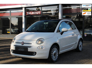 Fiat 500 1.2 Lounge - CABRIO, AIRCO, BLUETOOTH, CREME DAK, LED