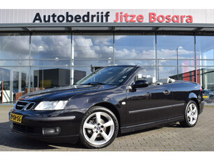 Saab 9-3 Cabrio 1.8T Automaat Vector Vol Leder | Full Map Navi | Stoelverwarming | 17 Inch LMV | Sportstoelen