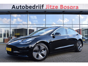 Tesla Model 3 Long Range AWD 75 kWh Dual Motor Zwart Leder | Panoramadak | 360°Camera | ECC | Full Map Navi