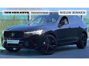 Volvo XC60 2.0 T8 Plug-in hybrid AWD Ultimate Black Edition Automaat, PHEV, Luchtvering, Panoramadak, Bowers&Wilkins, Stoelverwarming, Stuurverwarming, Head-up display, Trekhaak semi elektrisch inklapbaar, Gelaagde- en getinte ramen