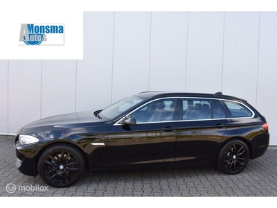 BMW 520i AUT.Touring 2012 Zwart Navi Leder Trekhaak PDC 19