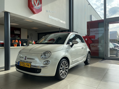 FIAT 500 C 0.9 TwinAir Rock Cabrio,Leder,Airco,Achteruitrijsensoren,Bluetooth met Spraakbediening,Aux Aansluiting,16 Inch Lmv