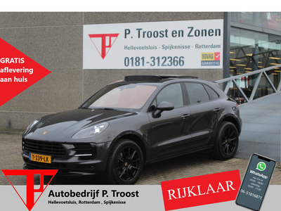 PORSCHE MACAN 2.0 Panoramadak/Adaptive cruise control/Lederen bekleding/Elektr. verstelbare stoelen met geheugen/Navigatie/Achteruitrijcamera/Voor- en achterstoelen verwarmd/Elek. achterklep/Parkeersensoren/Privacy glas/20 inch