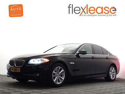 BMW 5-SERIE 520i High Exe M Sport Aut- Sport Leder, Navi, Xenon Led, Clima, Stoelverwarming