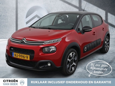 Citroën C3 PureTech 110pk Shine | Rijklaar | Navigatie | 17'' Lichtmetalen velgen | Achteruitrij-Camera