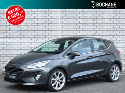 Ford Fiesta 1.0 EcoBoost 100 Titanium | 5-deurs | Navigatie | Apple Carplay | Climate Control | Panoramadak | Camera | Parkeersensoren | LMV 17