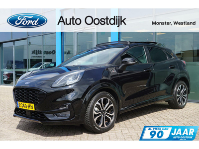 Ford Puma 1.0 EcoBoost Hybrid ST-Line 125PK Automaat Panodak Camera Winterpack Blind Spot Adaptieve Cruise Navi Parkeersensoren Privacy Glass *Nieuwstaat*