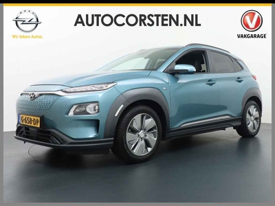 Hyundai Kona EV 64 kWh 204pk Leer Apple Carplay Android Connected-Services Adaptive-Cruise+Stop/Go Auto Pilot Lane-Assit Navi Camera WarmtePo