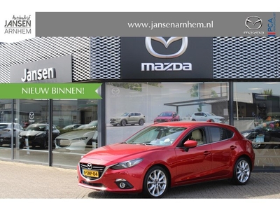 Mazda 3 HB 2.0 GT-M , Trekhaak, Wit Leder, Bose, Navi