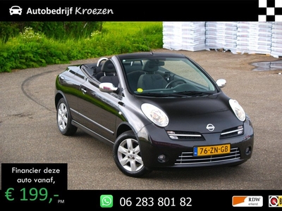 Nissan Micra C+C 1.6 Tekna Plus | Cabrio | Automaat | Org NL | Van 2e eigenaar |