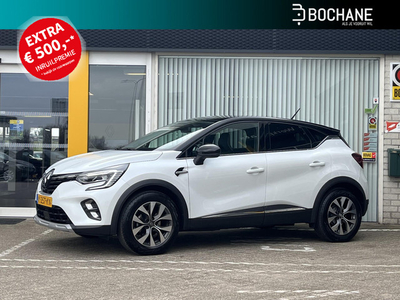 Renault Captur 1.0 TCe 100 Bi-Fuel Intens , NL-Auto, 1e eigenaar, 100% dlr onderhouden, Trekhaak, Navigatie, Achteruitrijcamera, Key-less, Parkeersensoren, Cruise Control, Climate Control, LED