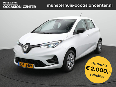 RENAULT ZOE R110 Life 52 kWh - Batterijkoop - Eerste Eigenaar - 2000 SUBSIDIE BESCHIKBAAR!