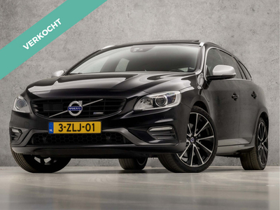 Volvo V60 2.4 D6 AWD Plug-In Hybrid R-Design Sport 215Pk Automaat (SCHUIFDAK, NAVIGATIE, CAMERA, STUUR/STOELVERWARMING, LEDEREN SPORTSTOELEN, ZWART HEMEL, PARKEERSENSOREN, XENON, NIEUWSTAAT)