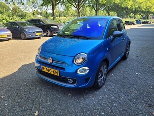 Fiat 500 1.2 S, sportstuur, sportstoelen, lichtmetalen