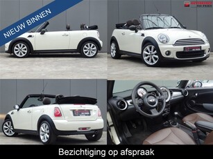 MINI Cabrio 1.6 Businessline * NAVIGATIE * LEER * 17 INCH !!