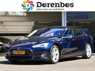 Tesla Model S 85 schuifdak zwart leer stoelverwarming