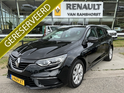 RENAULT MEGANE Estate 1.3 TCe Limited / Automaat / 140 PK / Trekhaak / AppleCarplay/Android Auto / Keyless entry / PDC A / Cruise / Navi / LM Velgen 16'' /