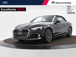 Audi A5 Cabriolet Advanced edition 40 TFSI 204 PK Cabriolet · MEGA Sale · Nekverwarming · Stoelverwarming · Lederen bekleding