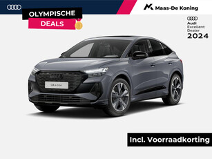 Audi Q4 Sportback e-tron 45 quattro S Edition 286 PK · MEGA Sale · Assistentiepakket plus · Bekleding Leder/Alcantara · Glazen panoramadak · SONOS Premium sound system