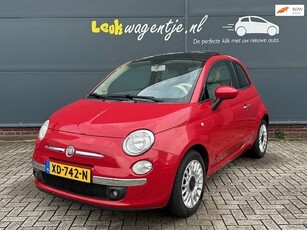 Fiat 500 1.2 Lounge *schuifdak *aut. airco *dakspoiler