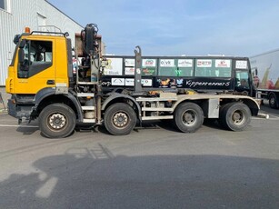 Iveco Trakker 450 8x4-6 Hook + Crane (bj 2010)