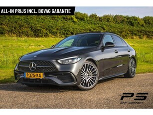 Mercedes C-klasse 200 AMG Line, NAP, Leder, Pano, Burmester