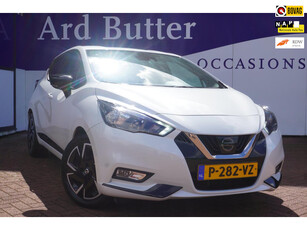 Nissan Micra 1.0 IG-T N-Design+Full-Navigatie+Cruise+Airco+Parel-White=ZEER MOOI +APK 6-2026