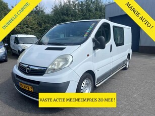 Opel Vivaro 2.5 CDTI L2H1 DC dubbele cabine, airco, marge